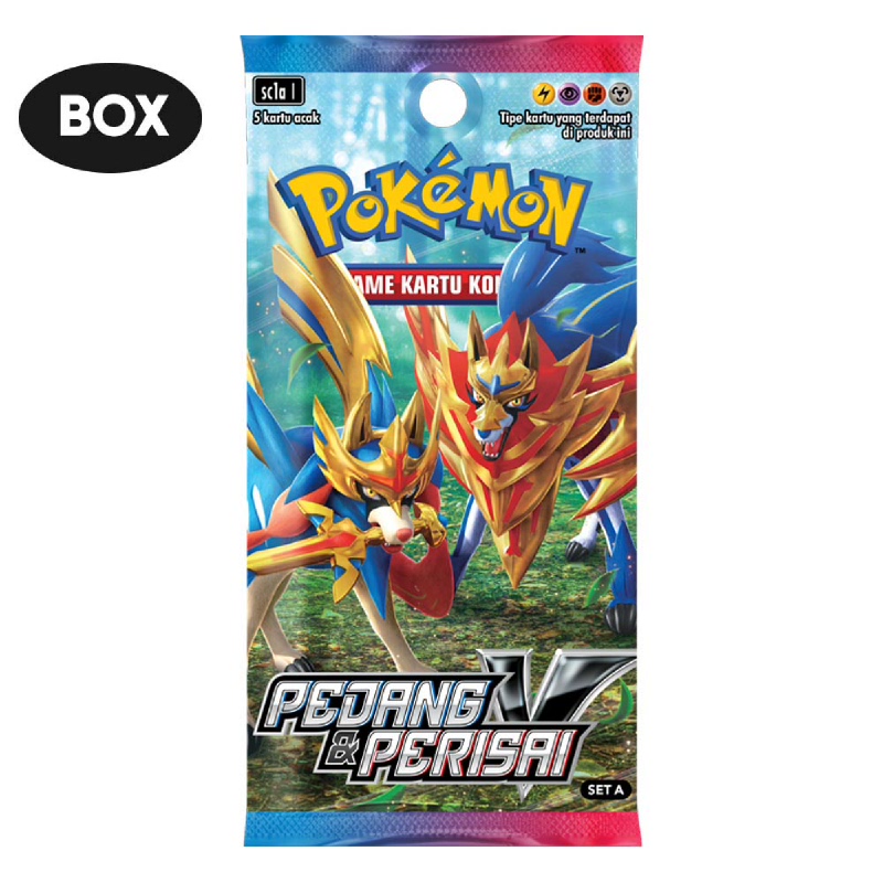 Pokemon Trading Card Game Booster Box A Serie 6 - Pedang dan Perisai