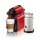 Nespresso Inissia+Aeroccino C40P Capsule Coffee Machine Ruby Red+Aerochino-Putih