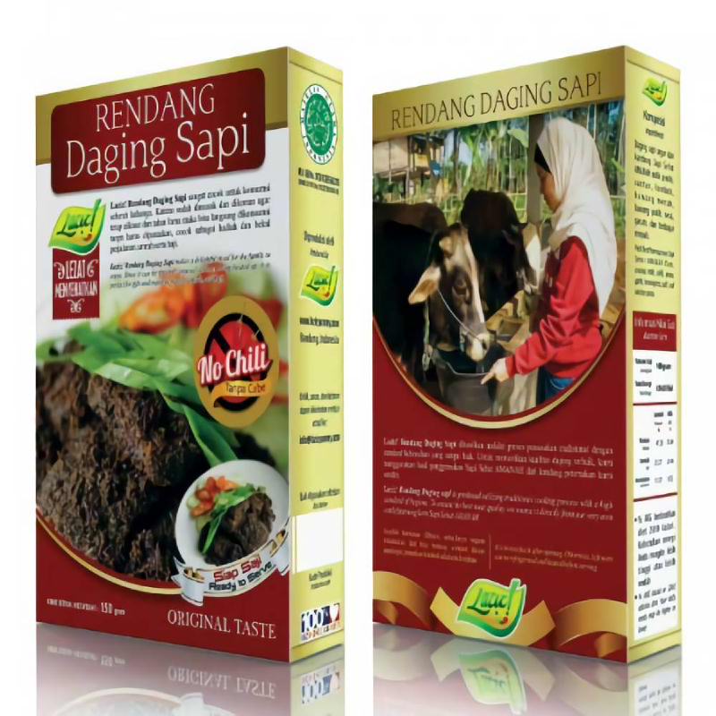 2 Rendang Daging Sapi No Chili