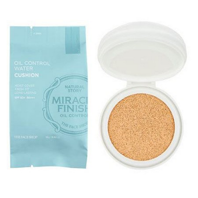 The Face Shop Oil Control Water Cushion SPF50+ PA+++ No. 201 (Refill)