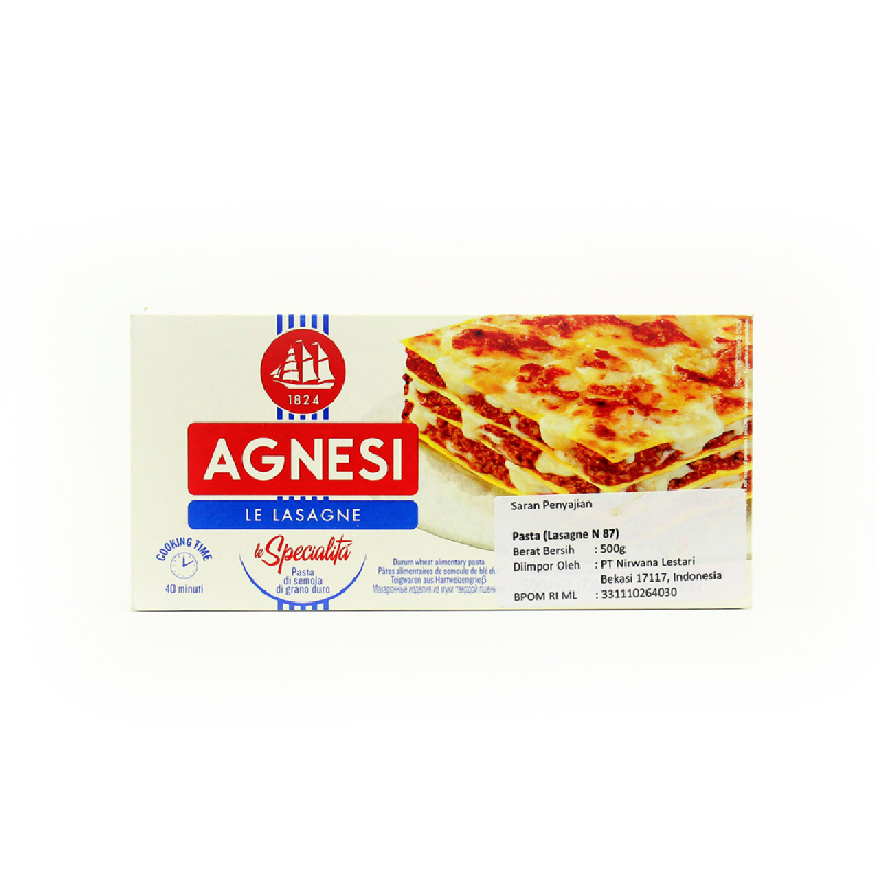 Agnesi Lasagne 500 Gr