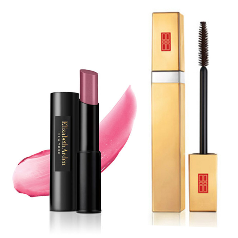 Elizabeth Arden Gelato lipstick BERRY BURST 01+Beautiful Color Mascara Black