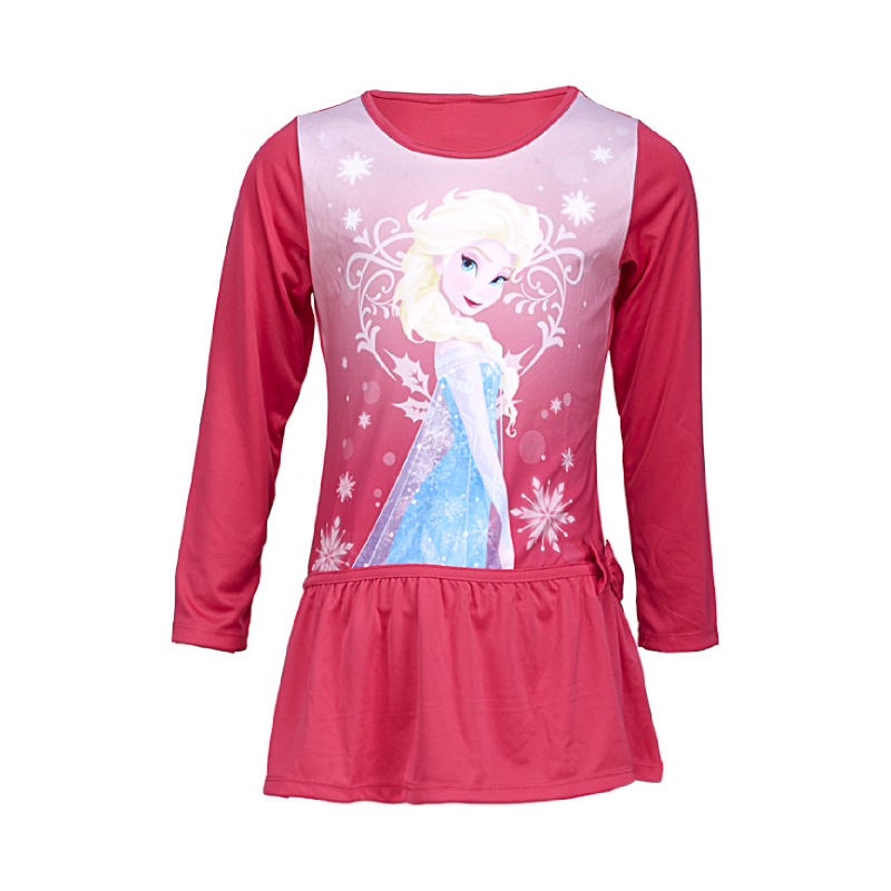 Frozen Princess Elsa T-shirt LongSleeve Red
