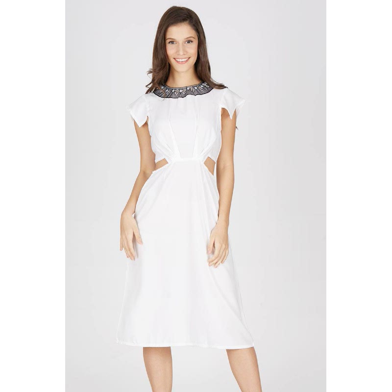 Herama White Maxi Dress