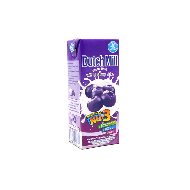 Dutch  Mill Yoghurt Blueberry 180Ml