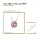 cocoa jewelry Kalung Wanita Korea - Sparkling Ring Clip Neklace Rose Gold Color