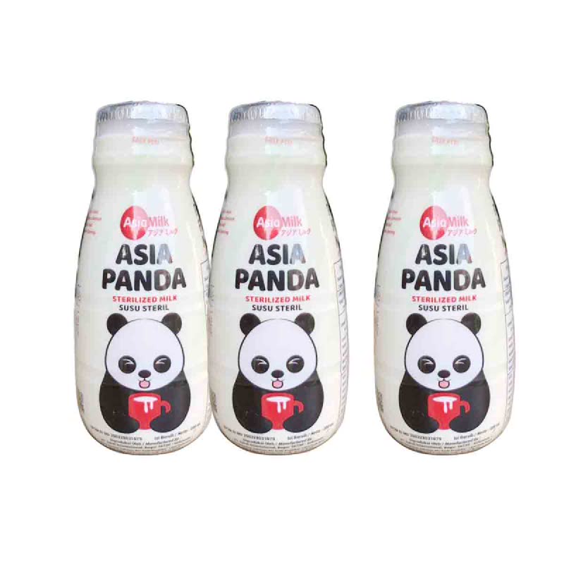 Asia Panda Sterilized Milk 200Ml (Buy 2 Get 1)