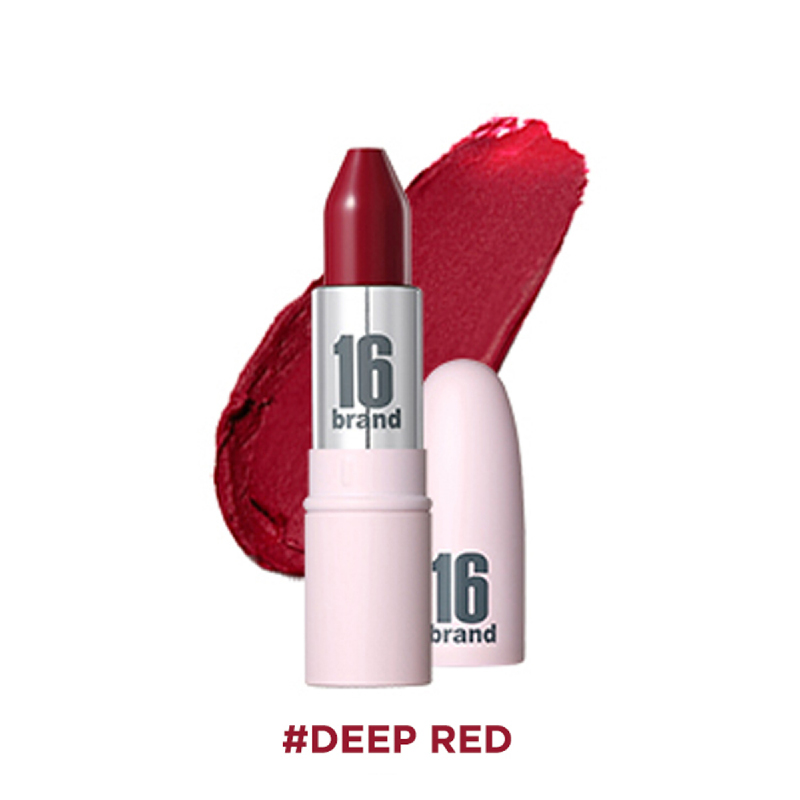 16brand RU Lipstick Matt - Deep Red