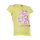 Minnie Mouse Skets Flowers Short Sleeve T-Shirt Yellow