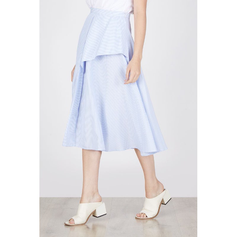 Prixy Asymetric Skirt Blue