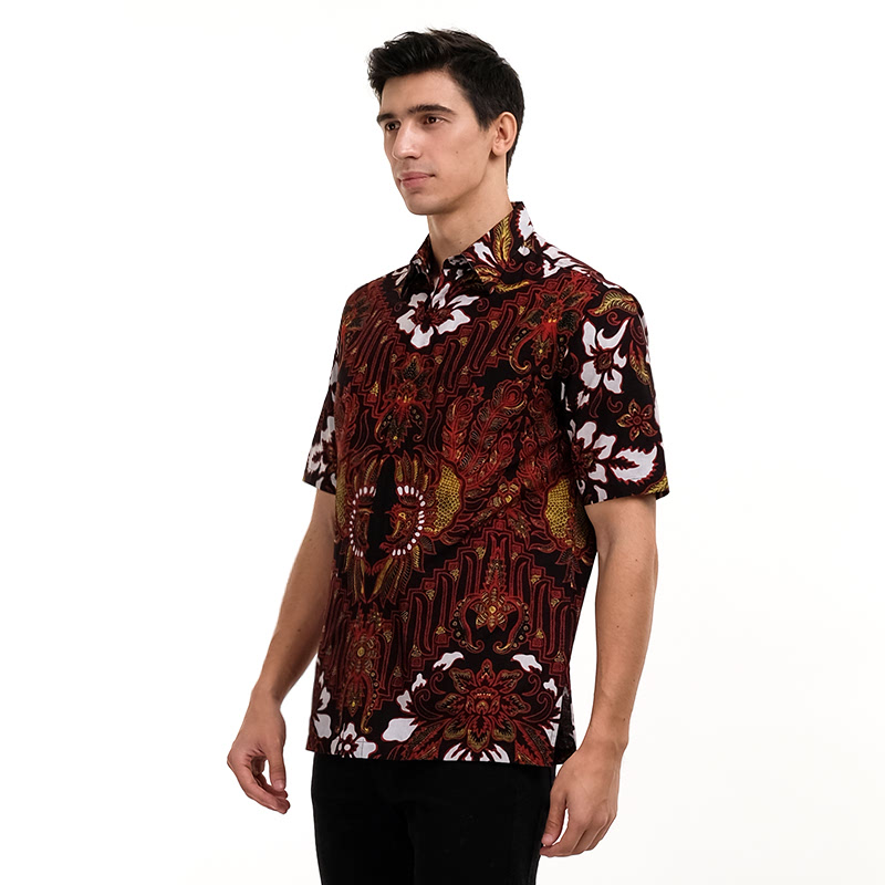 Batik Semar Pa C Citra Budaya Shirt Black