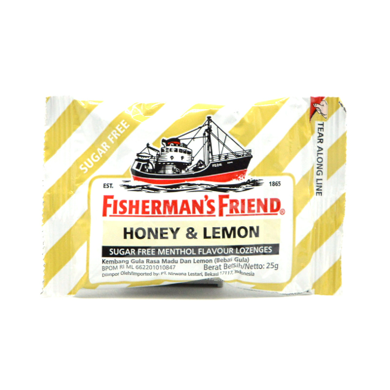 Fishermans Sugar Free Honey Lemon 25G