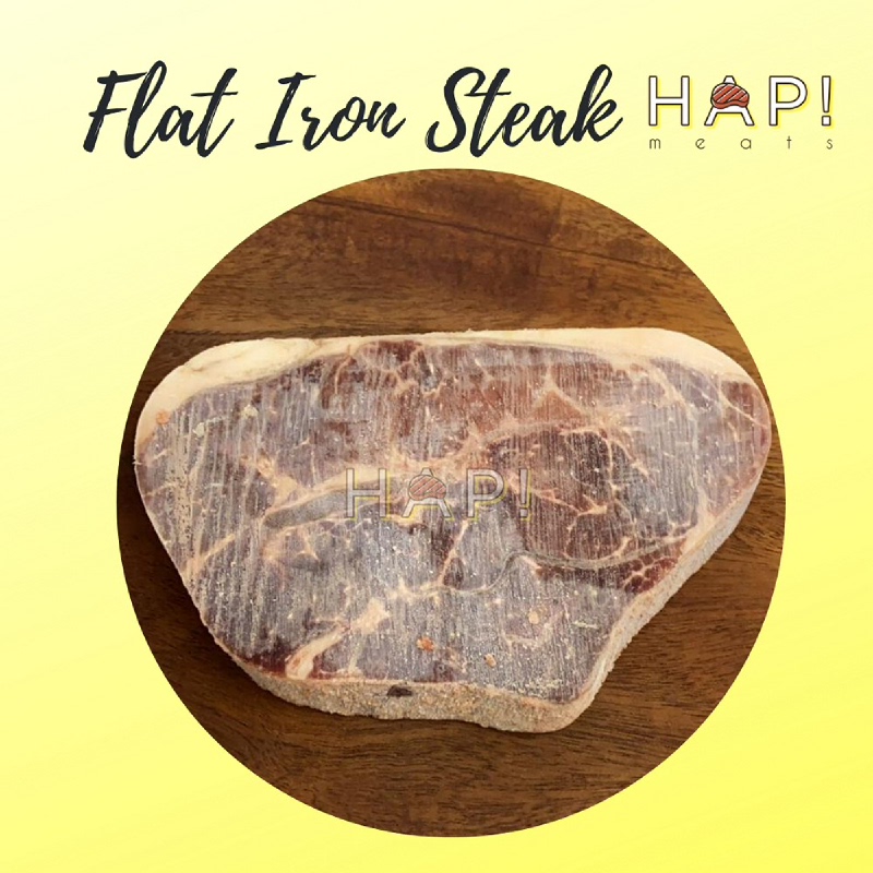 HAP! Meats Flat Iron USA Steak Choice 1Kg