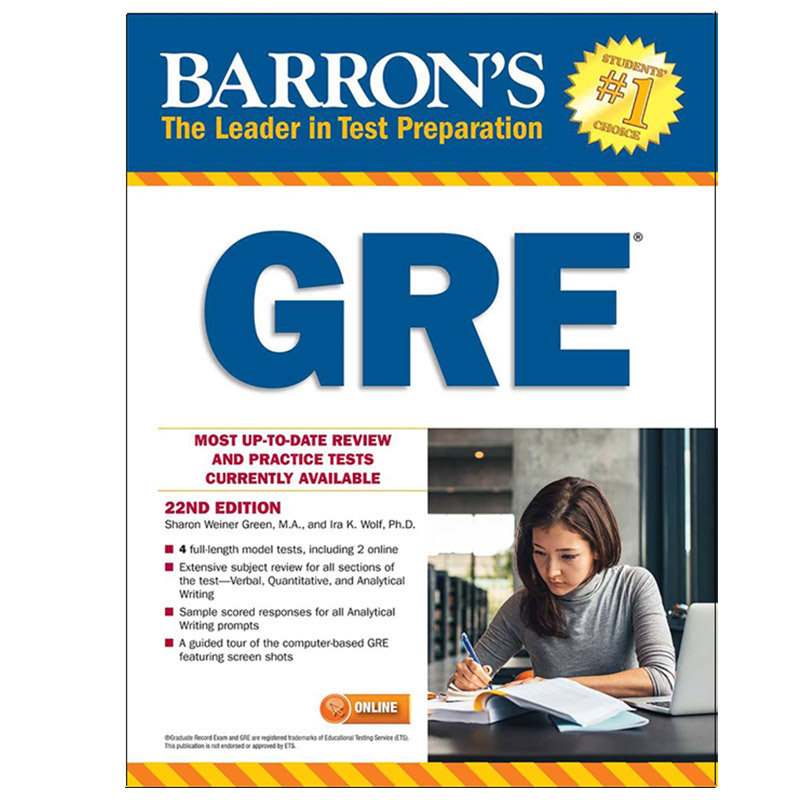 Barrons GRE with Online Tests
