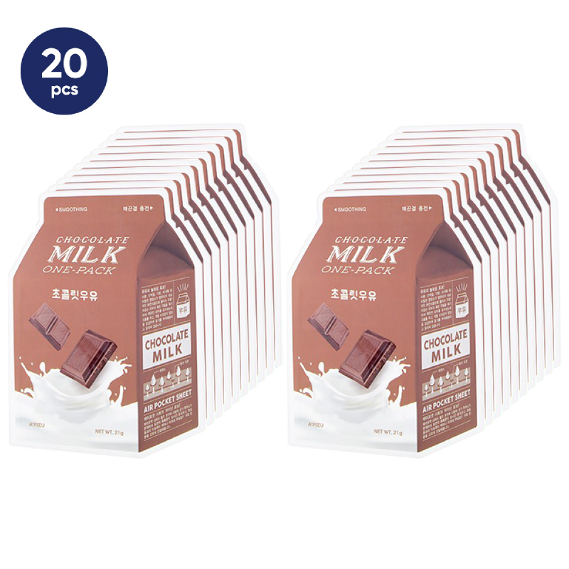 Apieu Chocolate Milk One-Pack Mask Sheet (20pcs)