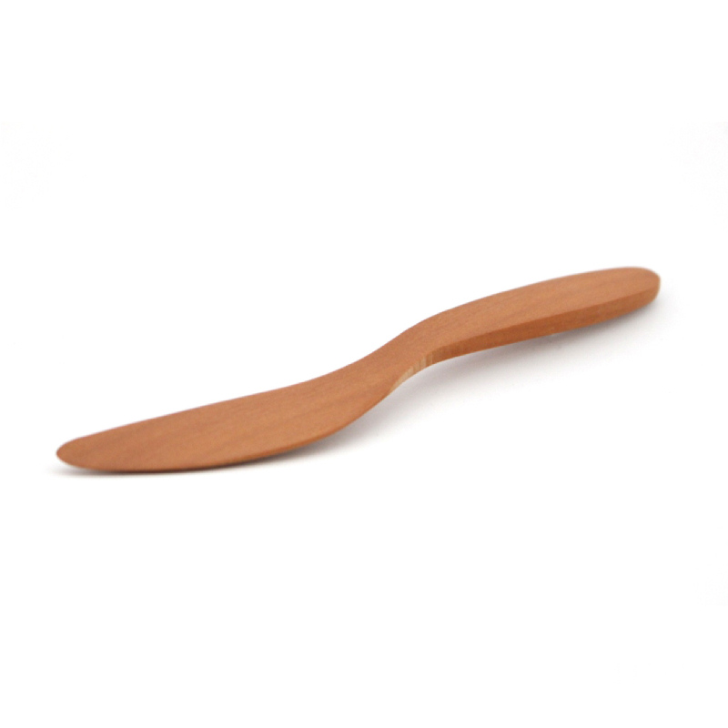 Uchii - Cherry Wood Butter Knife - Abstract Pattern - Small
