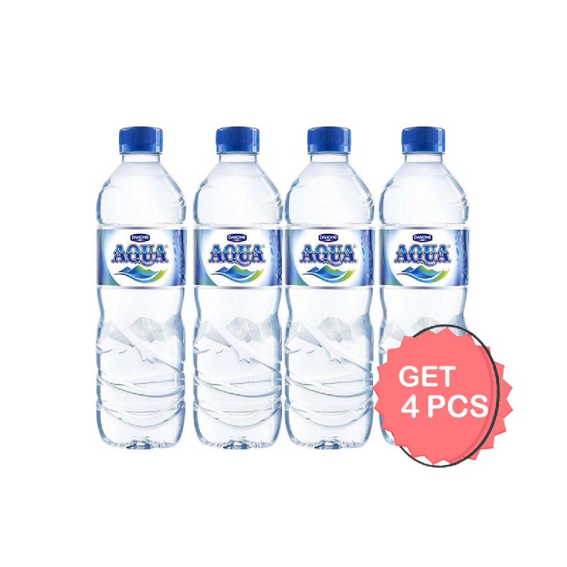 Aqua Mineral Water 600 Ml (Get 4)