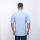 Gianni Visentin Regular Shirt Biru Garis