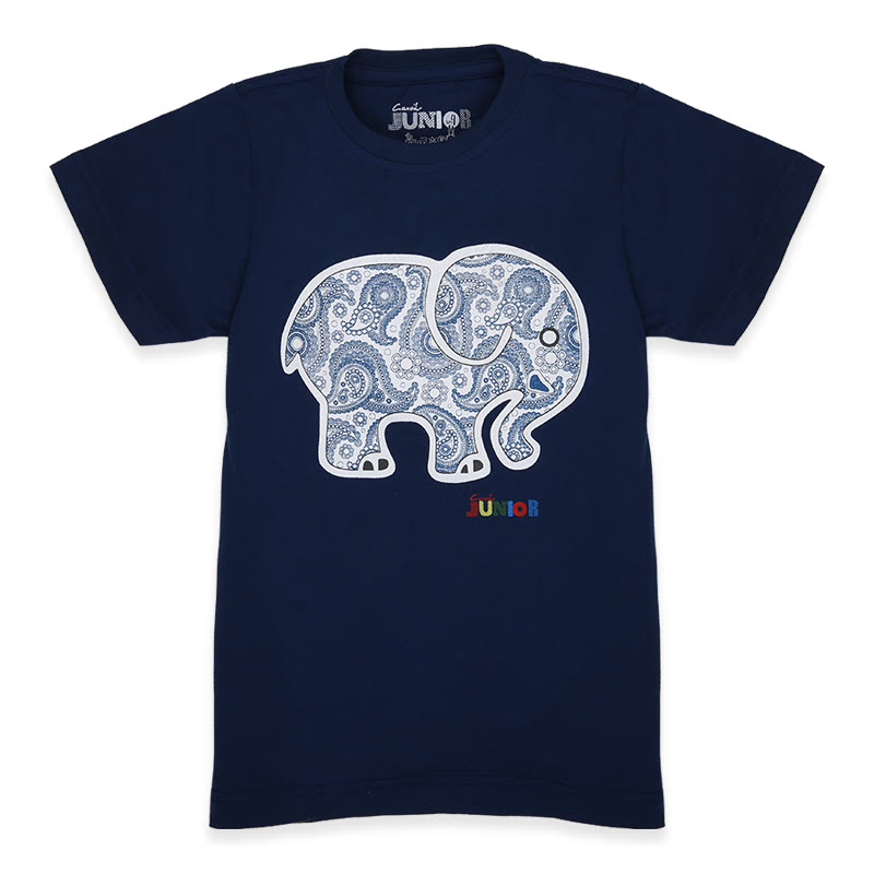 CARVIL Kaos Gajah Anak Biru Donker