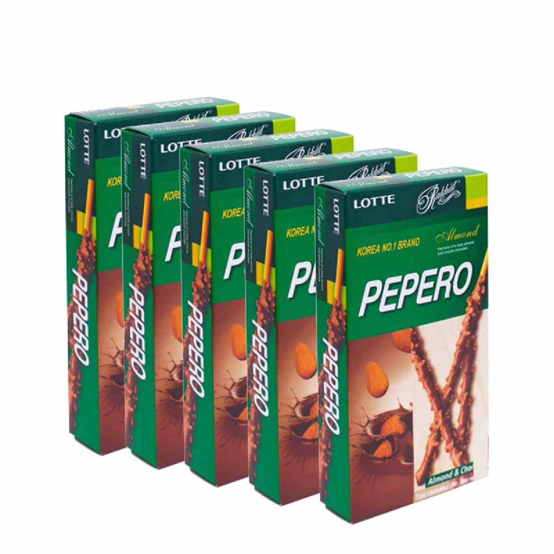 Lotte Almond Pepero 32G (5 Pack)