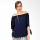Chic Simple Women's Blouse - Navy