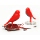 HighPoint Qualy Paperclips Nest Sparrow QL10069RD - Red