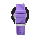 Alexandre Christie AC 9224 MERGNSL Jam Tangan Digital Rubber Strap Purple