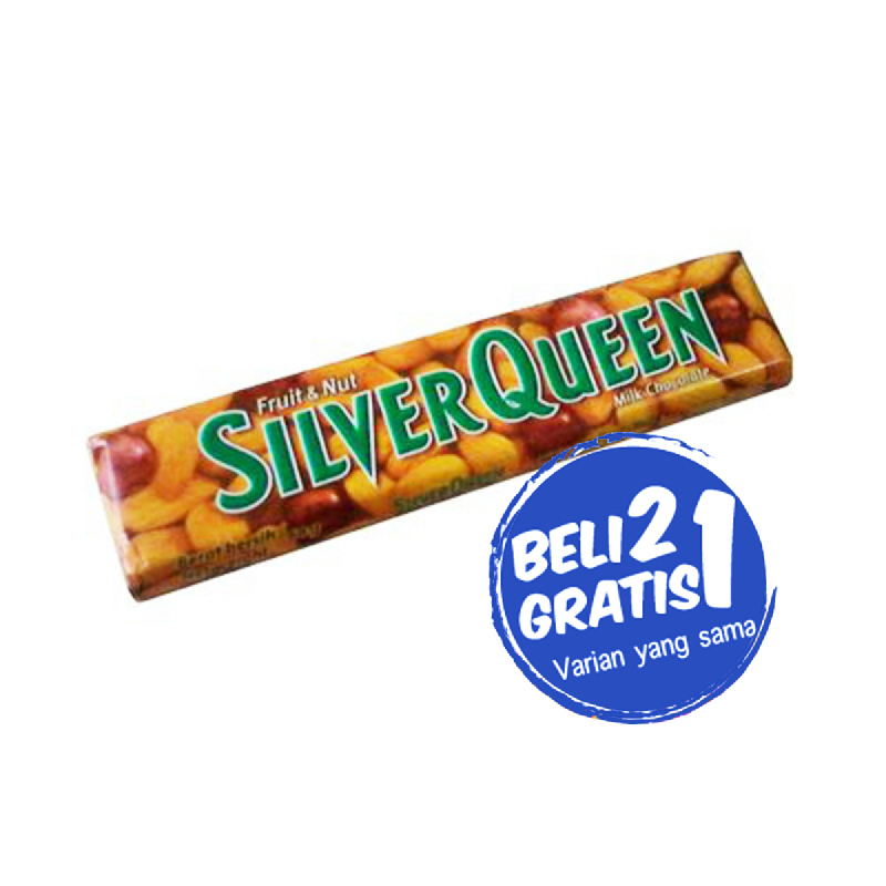 Silver Queen Fruit & Nut 65 G (Buy 2 Get 1)