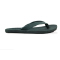 Green Basic Faux Leather Sandals