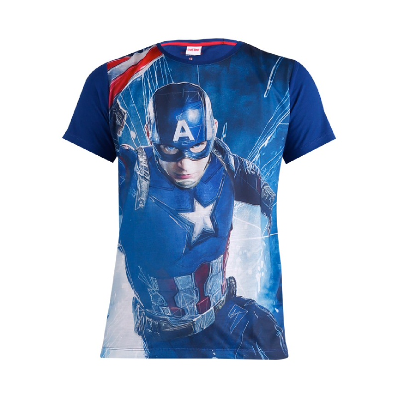 Captain America Civil War T-shirt Blue