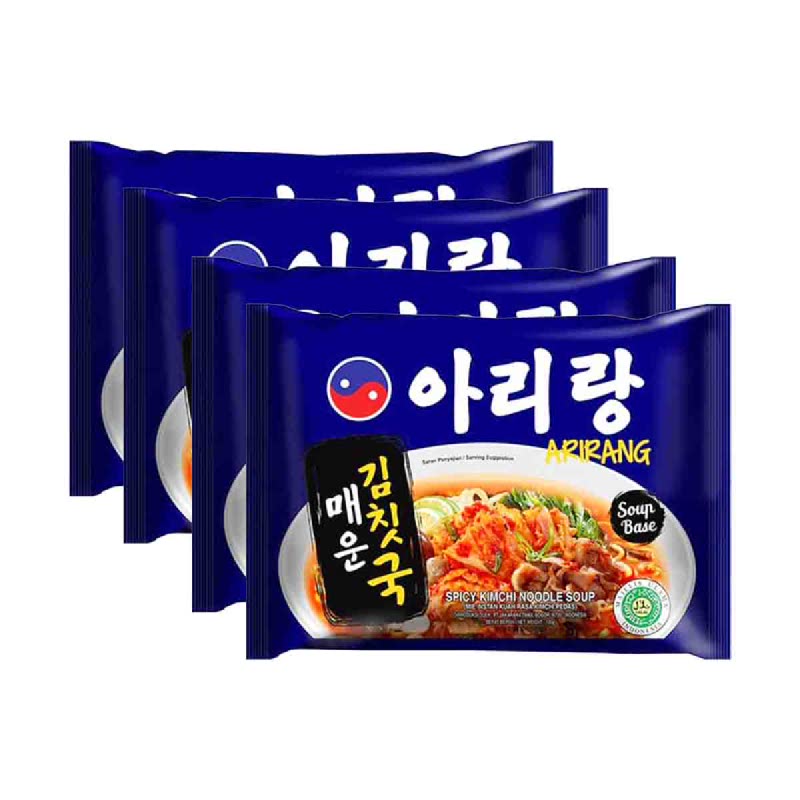 Arirang Mie Instant Mie Kimchi 120 Gr (Buy 3 Get 1)