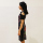 Batik Semar Crop Shoulder Dress (Size XL)