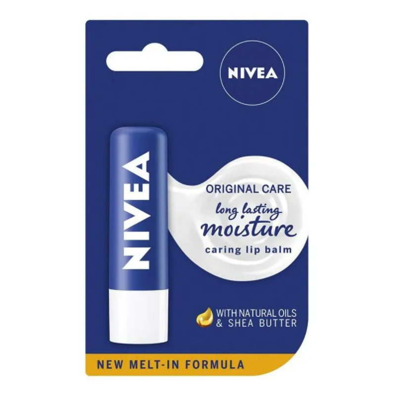 Nivea Original Care Caring Lip Balm 4,8G