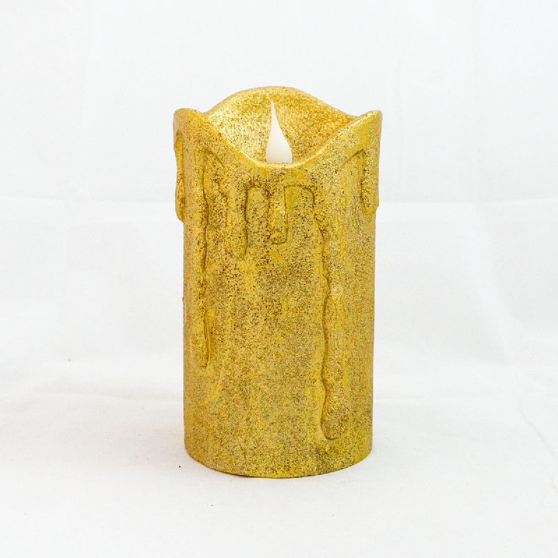 Asna Golden Electric Candle Large