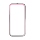 Sunyart Metal bumper with TPU protection for iPhone 5-5s Silver Pink