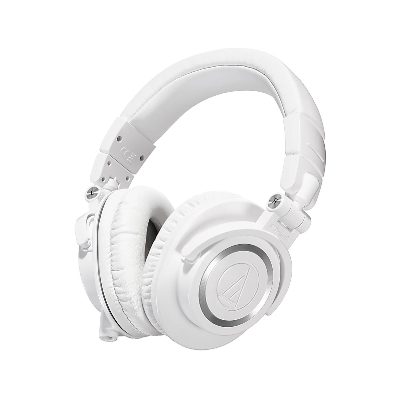 Audio-Technica Over-Ear Headphones ATH-M50x WH Professional Studio Monitor