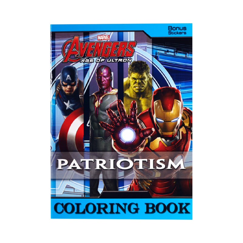 Avengers Age Of Ultron-Patriotism Coloring Book