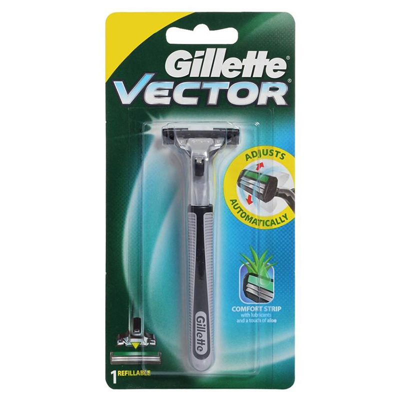 Gillette Vector Plus Razor 1Pcs