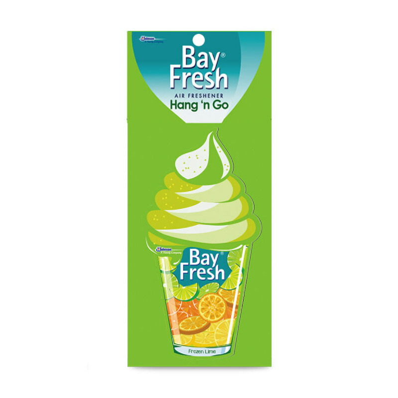 Bayfresh Scent Hang N Go Frozen Lime 1 Pcs