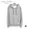 Claire Layered Gray Hoodie Long Sleeve Big Size Unisex