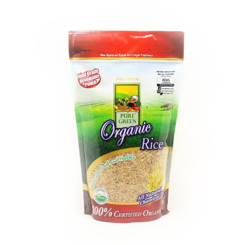 Puregreen Organic Rice Beras Cokelat 1Kg