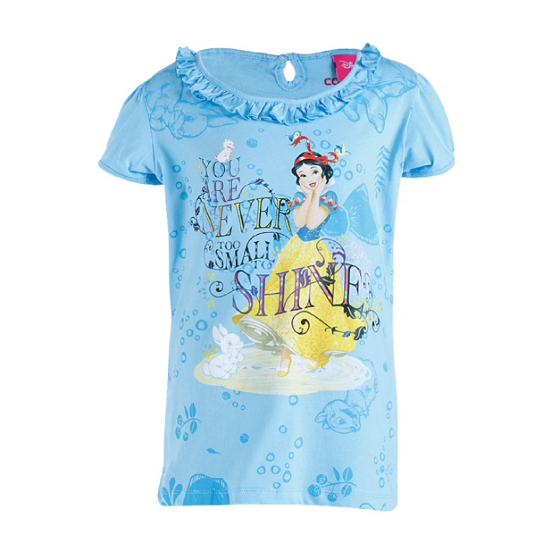 Princess Snow White T-Shirt Kids Blue