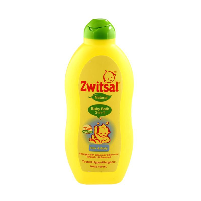 Zwitsal Baby Bath 2In1 Natural Hair & Body 100 Ml