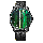 Jam Tangan Pria Alexandre Christie Signature AC 8532 MH LIGGN Green Theme Dial Black Leather Strap