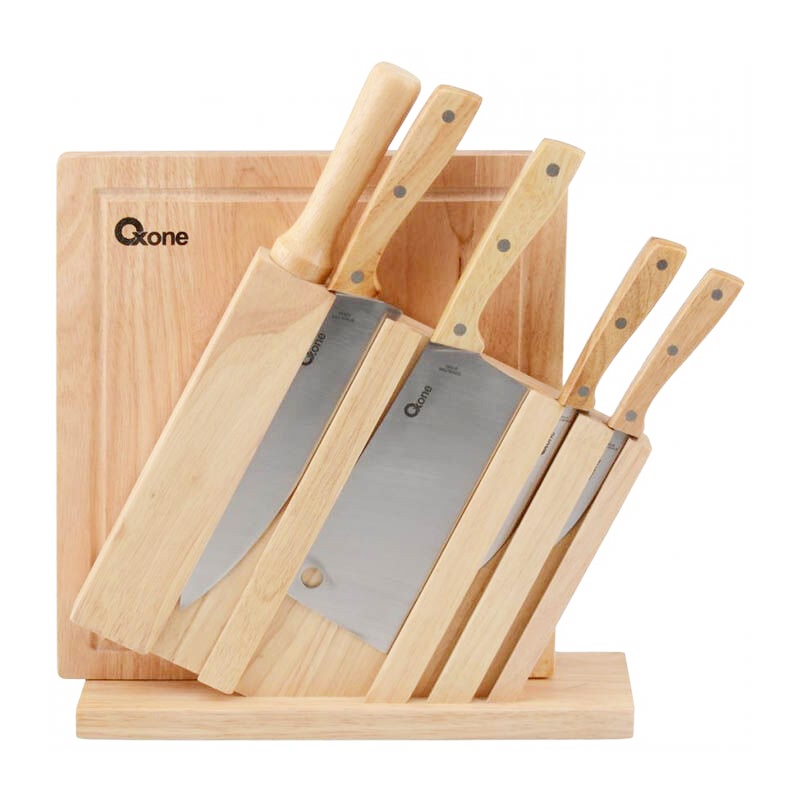 7 pcs Wooden Knife Set