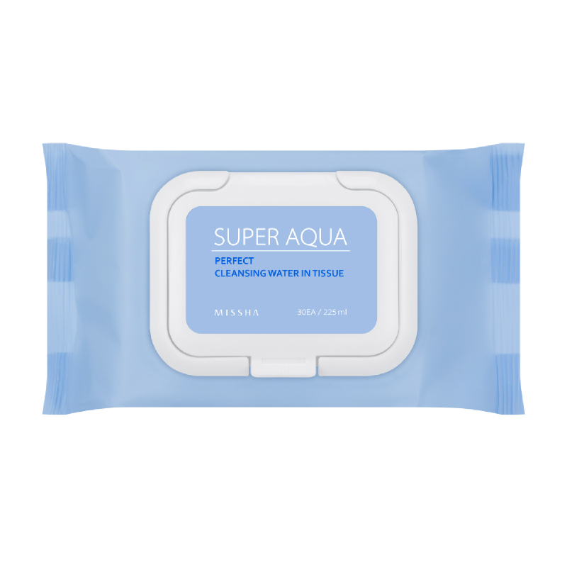 Missha Super Aqua Perfect Cleansing Water In Tissue