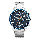 Alba AM3829X1 Chronograph Men Blue Navy Dial Stainless Steel Strap
