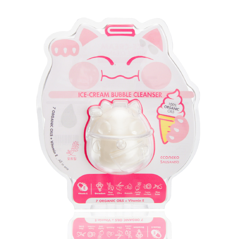 Econeko Single Capsule Ice-cream Bubble Cleansing Pack - Oatmeal