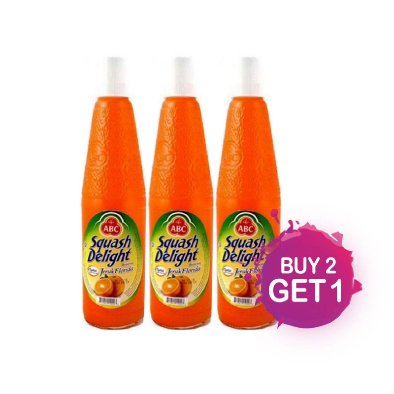 Abc Squash Sirup Mangga Botol 460 Ml (Buy 2 Get 1)