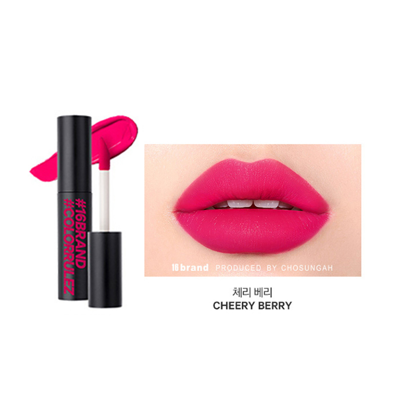 16brand Sixteen Colorrulez Velvet Lip - Cherry Berry